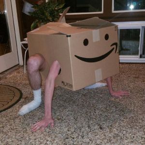 Amazon Box Guy Blank Meme Template