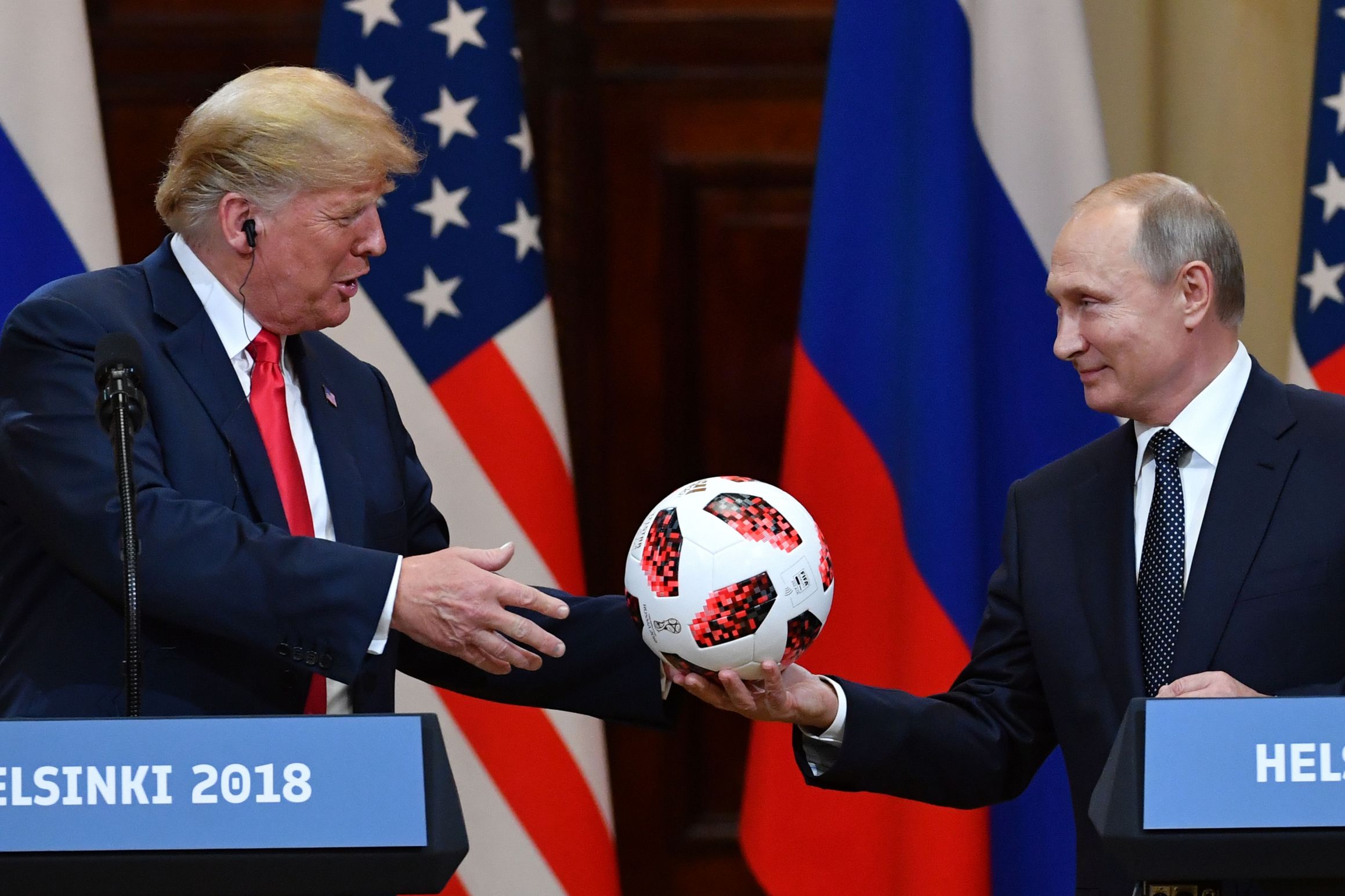 Putin Trump Ball Blank Meme Template