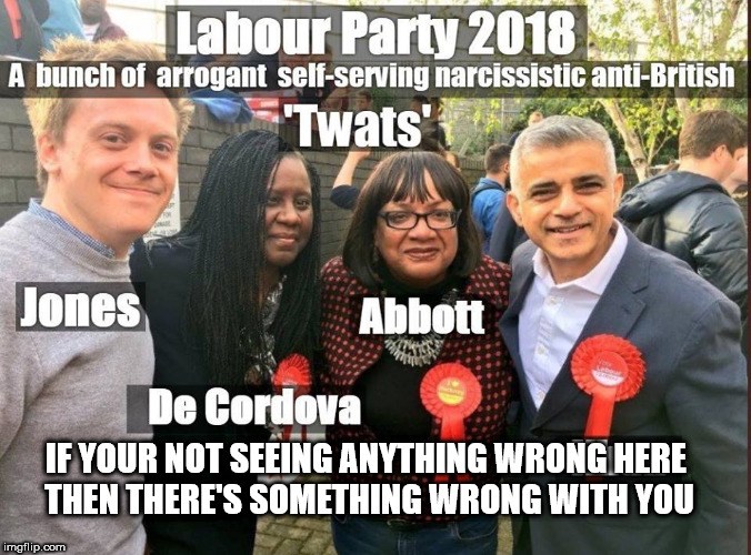 Corbyn's Labour party | IF YOUR NOT SEEING ANYTHING WRONG HERE THEN THERE'S SOMETHING WRONG WITH YOU | image tagged in corbyn eww,communist socialist,momentum students,wearecorbyn,labourisdead,cultofcorbyn | made w/ Imgflip meme maker