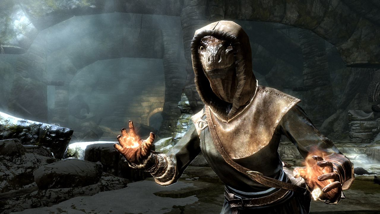 Argonian (Skyrim) Blank Meme Template