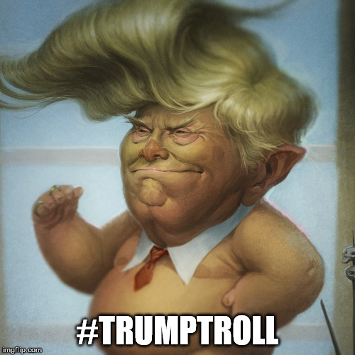 #TRUMPTROLL | image tagged in trump troll | made w/ Imgflip meme maker
