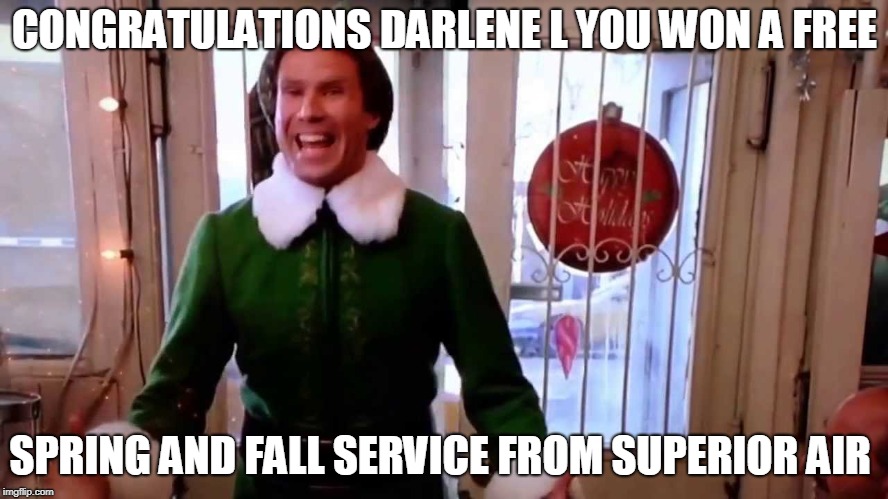 Congratulations! World’s greatest cyclist! | CONGRATULATIONS DARLENE L YOU WON A FREE; SPRING AND FALL SERVICE FROM SUPERIOR AIR | image tagged in congratulations worlds greatest cyclist | made w/ Imgflip meme maker