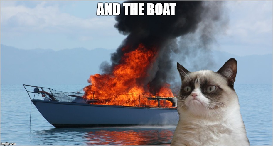 AND THE BOAT | made w/ Imgflip meme maker