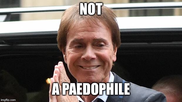  Not a paedophile | NOT; A PAEDOPHILE | image tagged in cliff | made w/ Imgflip meme maker