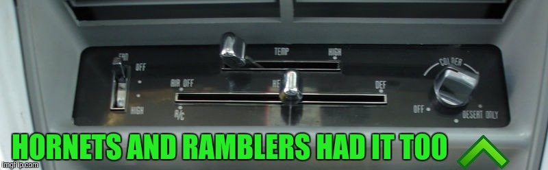 HORNETS AND RAMBLERS HAD IT TOO | made w/ Imgflip meme maker