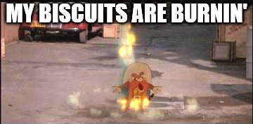 MY BISCUITS ARE BURNIN' | made w/ Imgflip meme maker