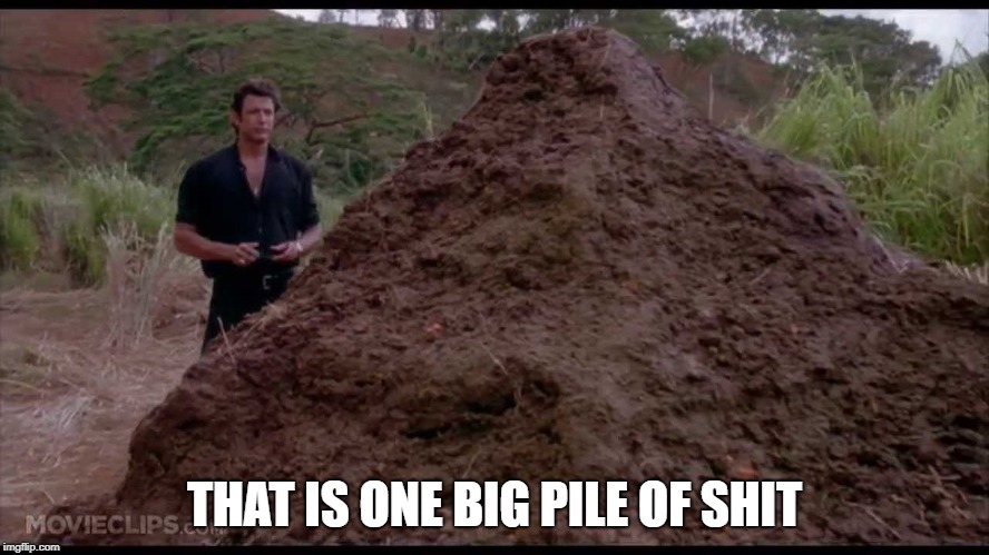 THAT IS ONE BIG PILE OF SHIT | image tagged in that is one big pile of shit | made w/ Imgflip meme maker
