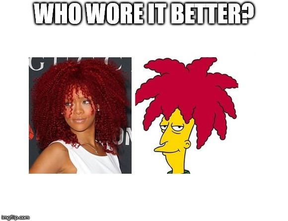 WHO WORE IT BETTER? | image tagged in memes | made w/ Imgflip meme maker