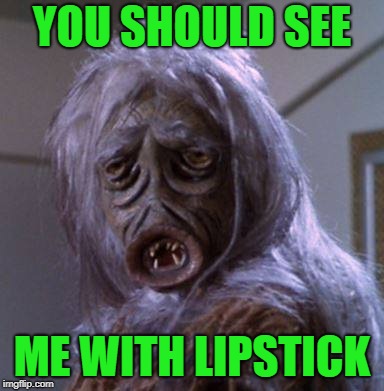 YOU SHOULD SEE ME WITH LIPSTICK | made w/ Imgflip meme maker