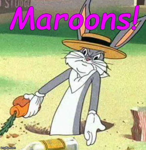 In an editorial remark about other, Bugs Bunny reveals a little more than he wants about himself. Is there a lesson here? | Maroons! | image tagged in bugs bunny,morons,maroons,jean jean purchasing queen,i miss you,douglie | made w/ Imgflip meme maker