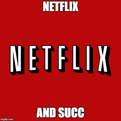 Goddam you Netflix! | NETFLIX; AND SUCC | image tagged in goddam you netflix | made w/ Imgflip meme maker