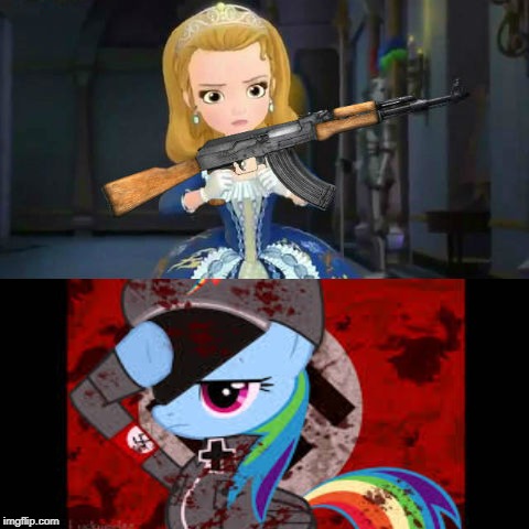 Mercenary Revolution | image tagged in sofia the first,my little pony,memes | made w/ Imgflip meme maker
