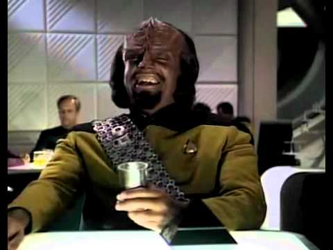 High Quality Worf Laughing Blank Meme Template