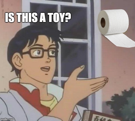 Is This A Pigeon Meme | IS THIS A TOY? | image tagged in memes,is this a pigeon | made w/ Imgflip meme maker