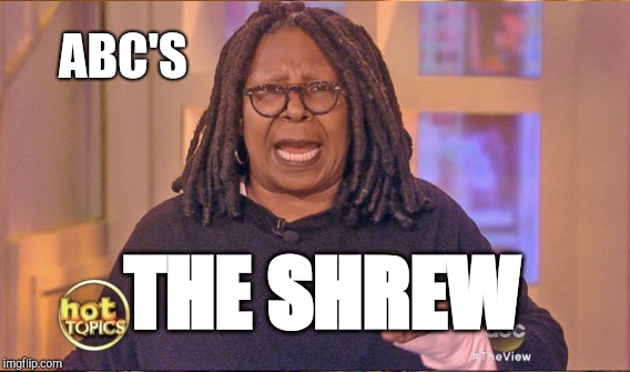ABC's New Talk Show: The Shrew | ABC'S; THE SHREW | image tagged in funny,memes,gifs,whoopi goldberg | made w/ Imgflip meme maker