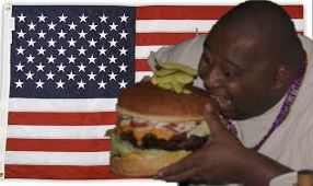 High Quality fat american Blank Meme Template