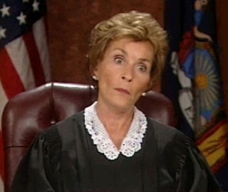 High Quality Judge Judy OUTRAGEOUS Blank Meme Template