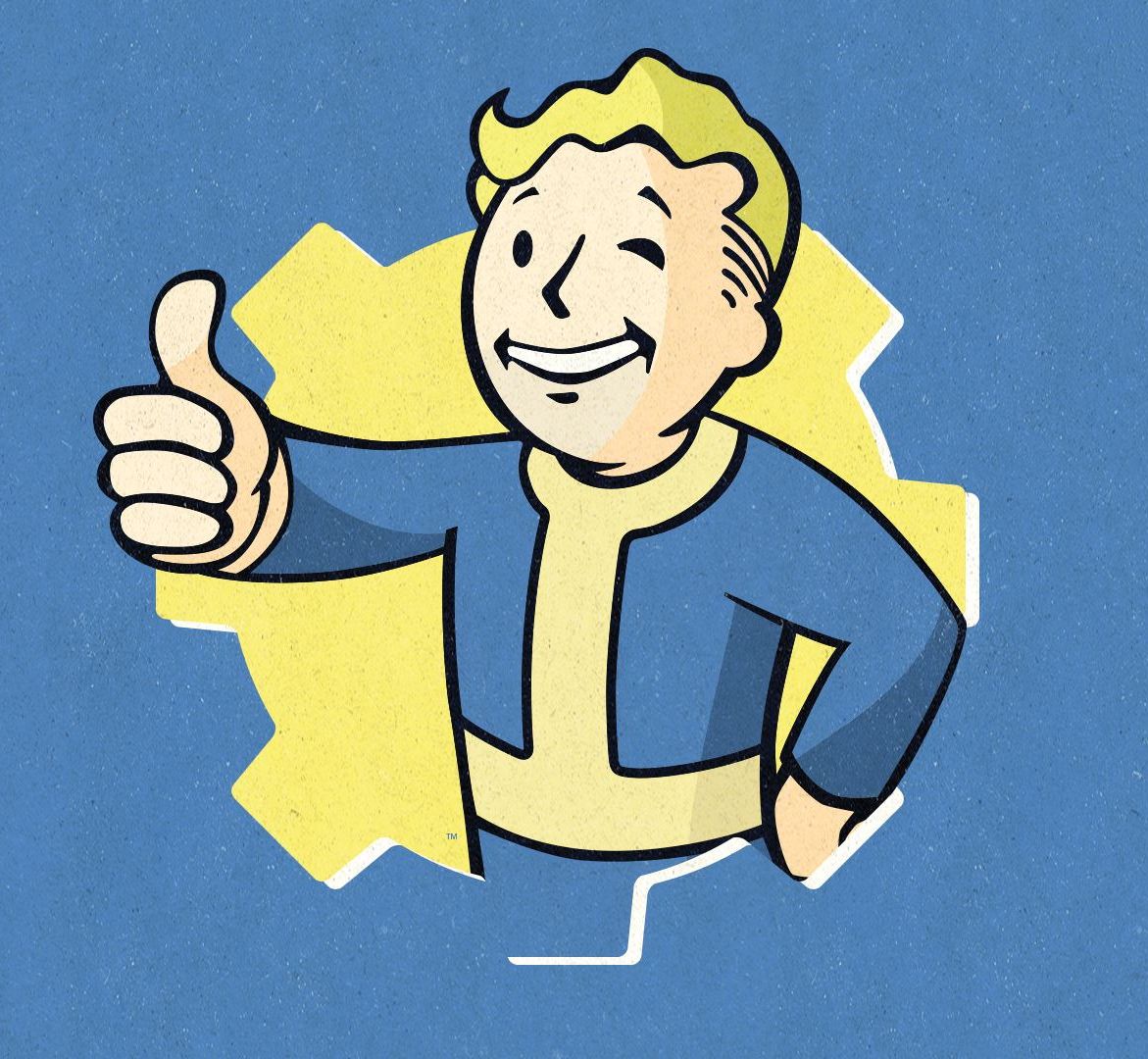 High Quality Fallout Boy Thumbs Up Blank Meme Template