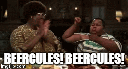 BEERCULES! BEERCULES! | image tagged in gifs | made w/ Imgflip video-to-gif maker