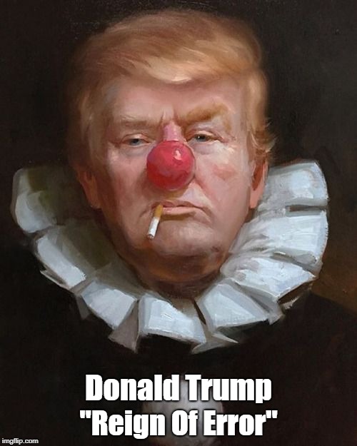 Donald Trump "Reign Of Error" | made w/ Imgflip meme maker