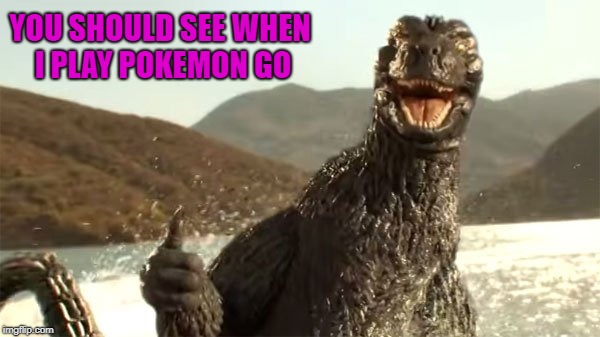 YOU SHOULD SEE WHEN I PLAY POKEMON GO | made w/ Imgflip meme maker