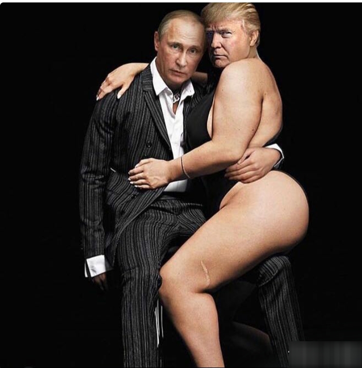 Trump Putin Nasty Blank Meme Template