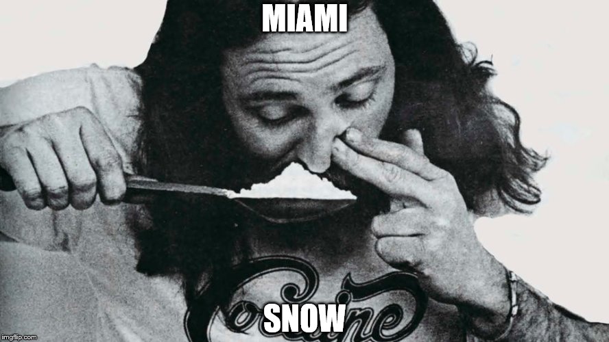 MIAMI SNOW | made w/ Imgflip meme maker