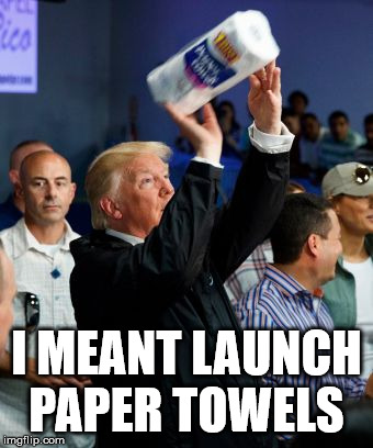 I MEANT LAUNCH PAPER TOWELS | made w/ Imgflip meme maker