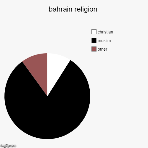 bahrain religion | other, muslim, christian | image tagged in pie charts | made w/ Imgflip chart maker