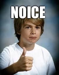 Thumbs Up Kid | NOICE | image tagged in thumbs up kid | made w/ Imgflip meme maker