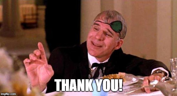 THANK YOU! | image tagged in comedy | made w/ Imgflip meme maker