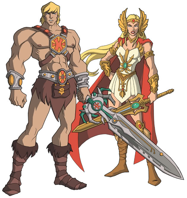 He-Man She-Ra Blank Meme Template