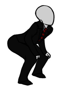 High Quality slenderman-dance Blank Meme Template