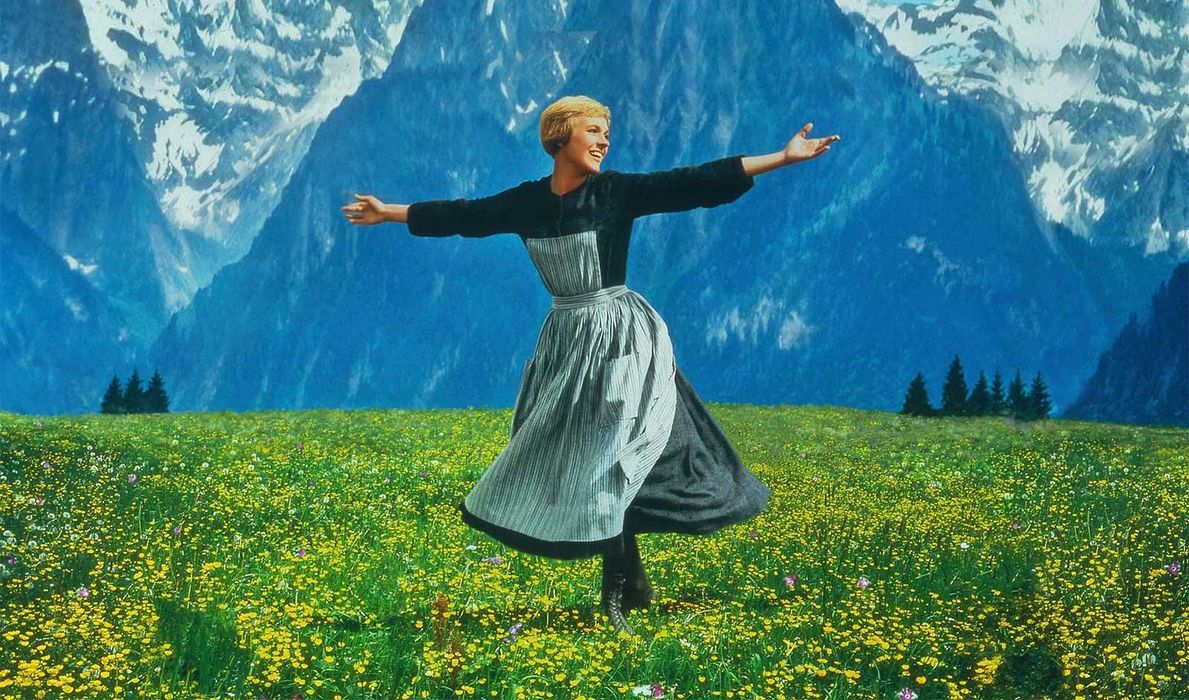 High Quality julie andrews sound of music Blank Meme Template