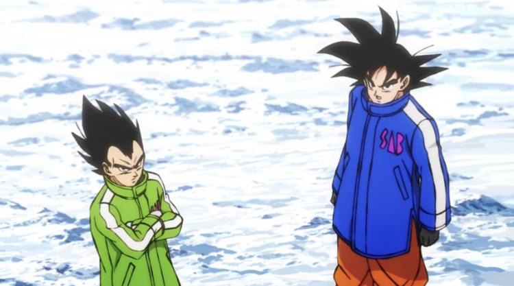 Goku and vegeta Blank Meme Template