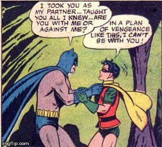 batman and robin | . | image tagged in superheroes,batman,robin | made w/ Imgflip meme maker