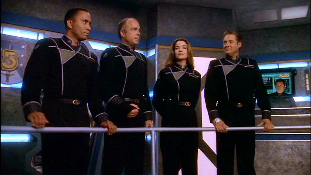 Babylon 5 new uniforms  Blank Meme Template