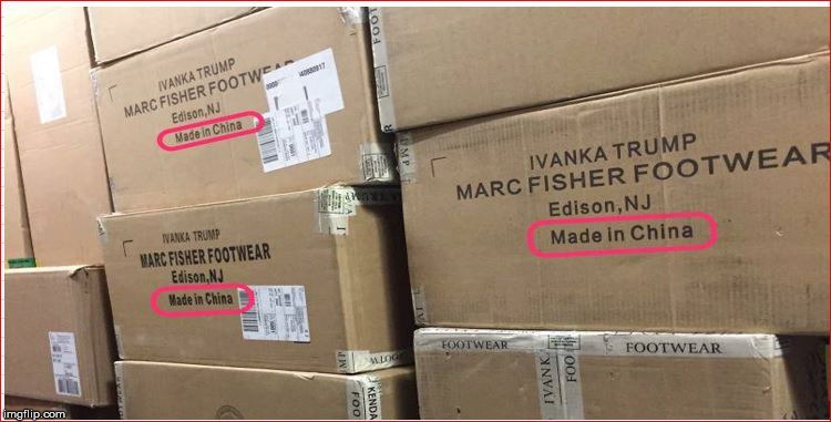 image tagged in ivanka made in china boxes | made w/ Imgflip meme maker