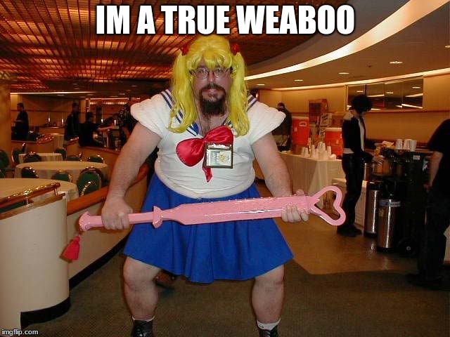Sailor moon | IM A TRUE WEABOO | image tagged in anime meme | made w/ Imgflip meme maker