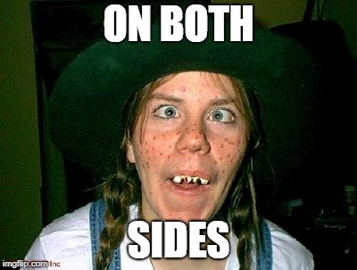 Hillbilly Love | ON BOTH; SIDES | image tagged in hillbilly love | made w/ Imgflip meme maker