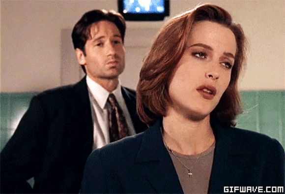 Mulder and Scully Blank Meme Template