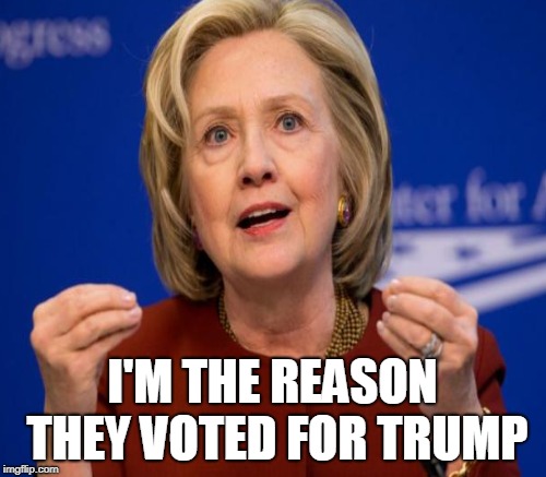 I'M THE REASON THEY VOTED FOR TRUMP | made w/ Imgflip meme maker