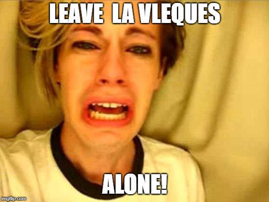Leave Britney Alone | LEAVE  LA VLEQUES; ALONE! | image tagged in leave britney alone | made w/ Imgflip meme maker