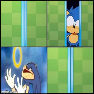 spoopy | image tagged in sonic the hedgehog | made w/ Imgflip meme maker