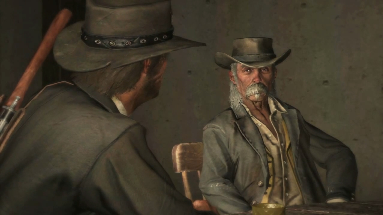 High Quality Red dead saloon Blank Meme Template