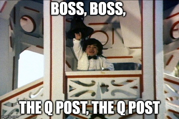 BOSS, BOSS, THE Q POST, THE Q POST | made w/ Imgflip meme maker