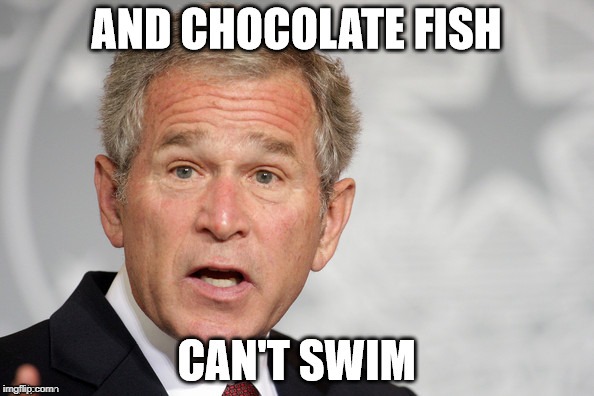 Bushism number 4 | image tagged in bush leagued,memes to a memers meme,dream me a memey,go fish,more to the power of the tuna | made w/ Imgflip meme maker