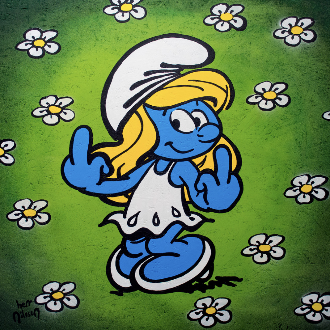 Smurfette Blank Meme Template