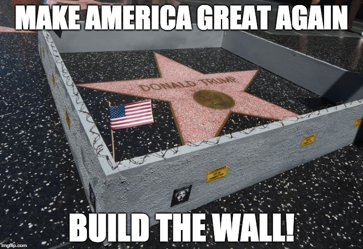 Make America Great Again - BUILD THE WALL! | MAKE AMERICA GREAT AGAIN; BUILD THE WALL! | image tagged in donald trump,trump,maga,resist,the resistance,build the wall | made w/ Imgflip meme maker