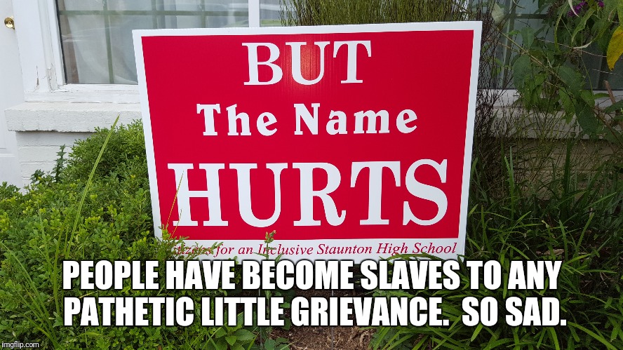 Slaves to any pathetic little grievance... | PEOPLE HAVE BECOME SLAVES TO ANY PATHETIC LITTLE GRIEVANCE.  SO SAD. | image tagged in memes,slaves,pathetic,grievance | made w/ Imgflip meme maker